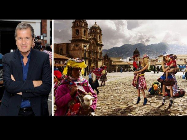 Mario Testino y su obra que se exhibirá hasta septiembre en Lima, con paisajes inéditos y una muestra de trajes típicos de la zona sur del Cusco.