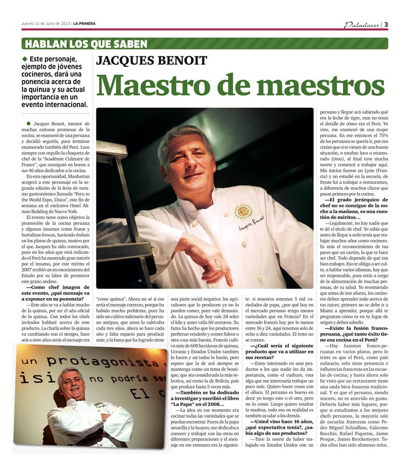 071313 HABLAN LOS QUE SABEN JACQUES BENOIT