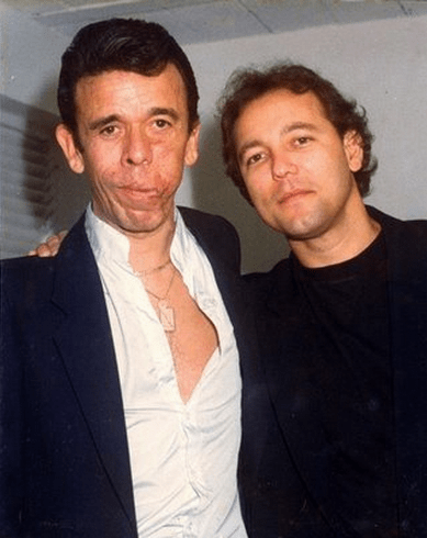 Saravá con su amigo el compositor y cantante Rubén Blades