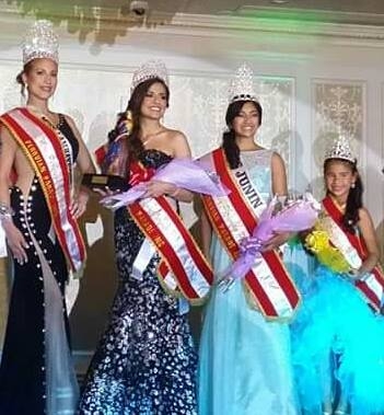 Miss Peruvian Parade Kiara Tangüis Miss Teen Peruvian Parade Miah Arana Miss Mini Peruvian Parade Rosalinda Quiles Mrs. Peruvian Parade Karla Terrones
