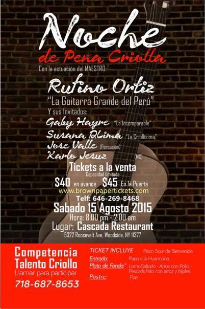 080815 FLYER NOCHE DE PENA CRIOLLA