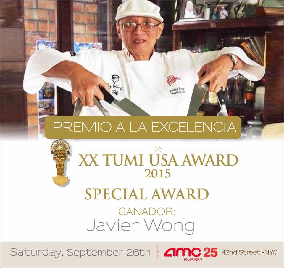 091615 JAVIER WONG FLYER PREMIO A LA EXCELENCIA