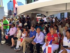 Numerosas personalidades se dieron cita en la actividad dominicana previa al Desfile y Festival de este domingo 13 de septiembre en Paterson, Nueva Jersey.