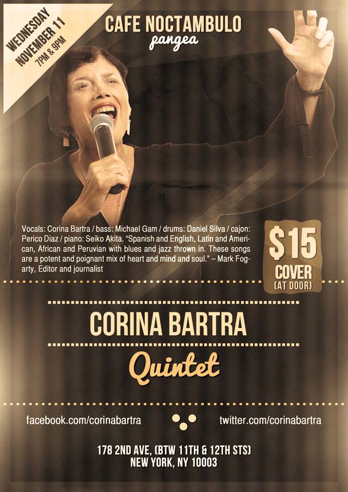 CORINA BARTRA FLYER
