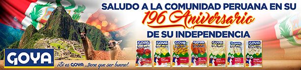 Goya Ad - Los Andes - Peru Independence - WEB BANNER