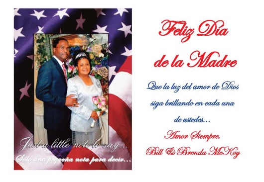 050416 SPANISH MOTHER'S DAY CARD BILL McKOY