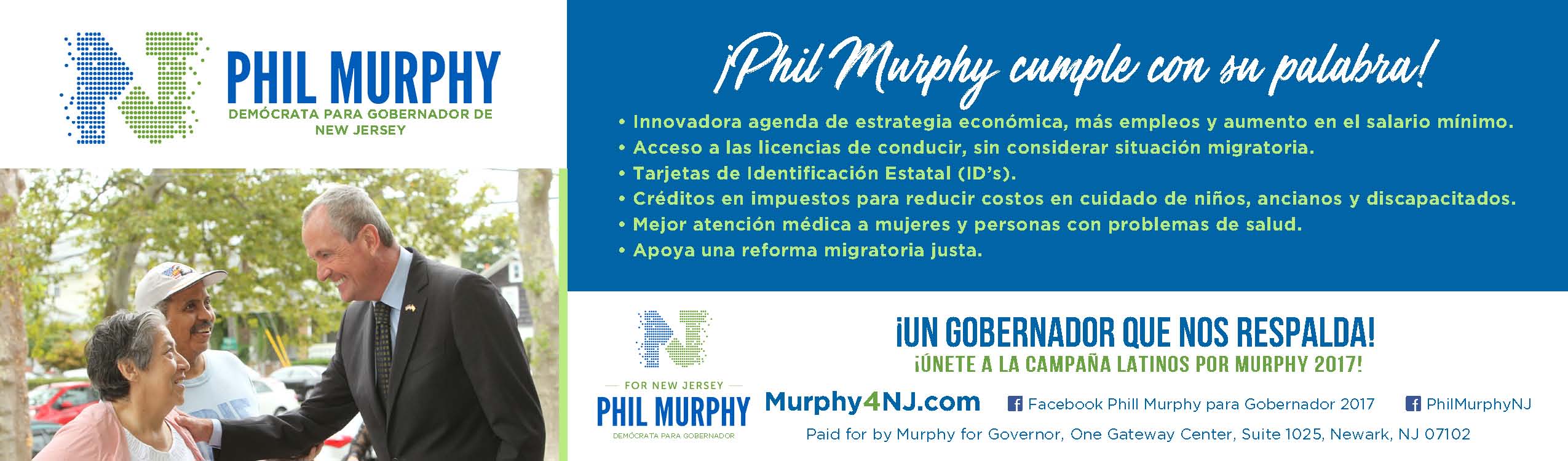 8.5 x 2.5 - Phil Murphy Ad