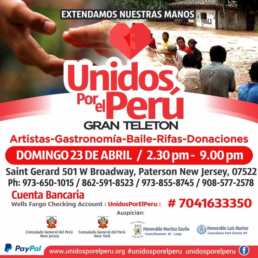 FLYER UNIDOS POR EL PERU
