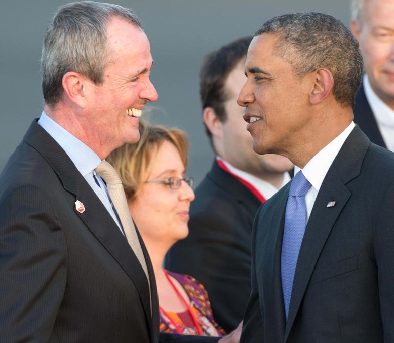 Phil Murphy juto con el presidente Obama