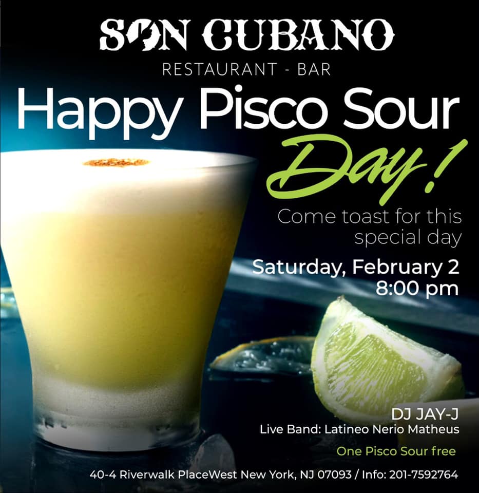 ► CELEBRAN EL DÍA DEL PISCO SOUR EN NUEVA&nbsp;JERSEY