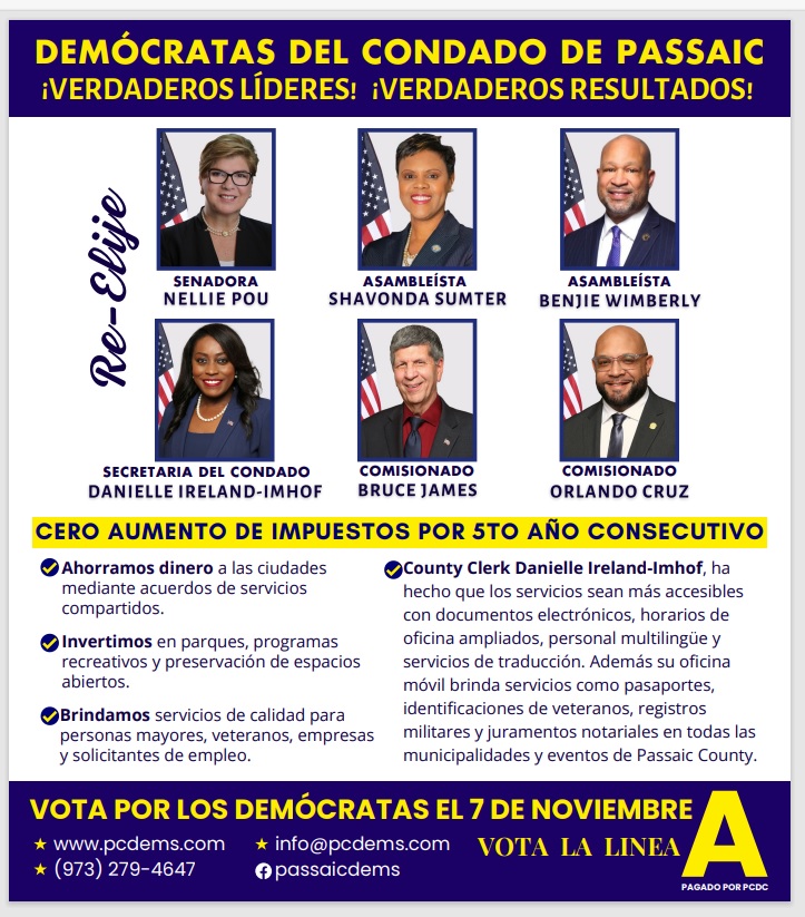 100223 AD PASSAIC COUNTY DEMOCRATS