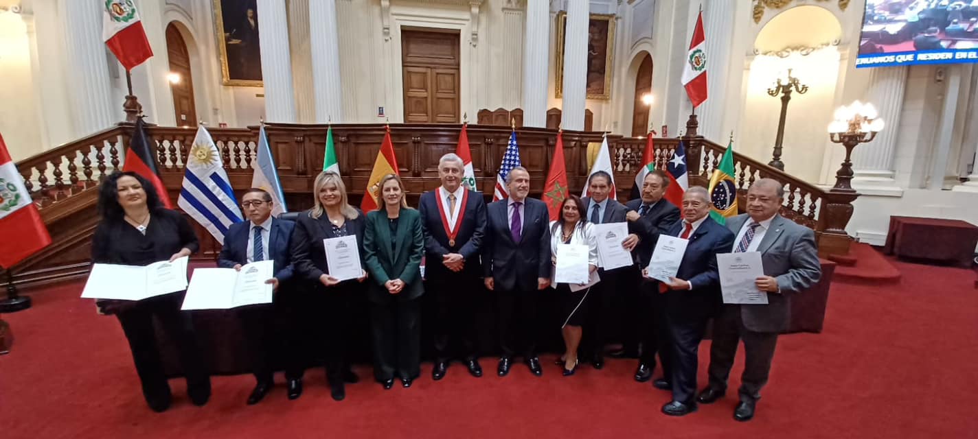 SIETE PEX HOMENAJEADOS EN EL CONGRESO