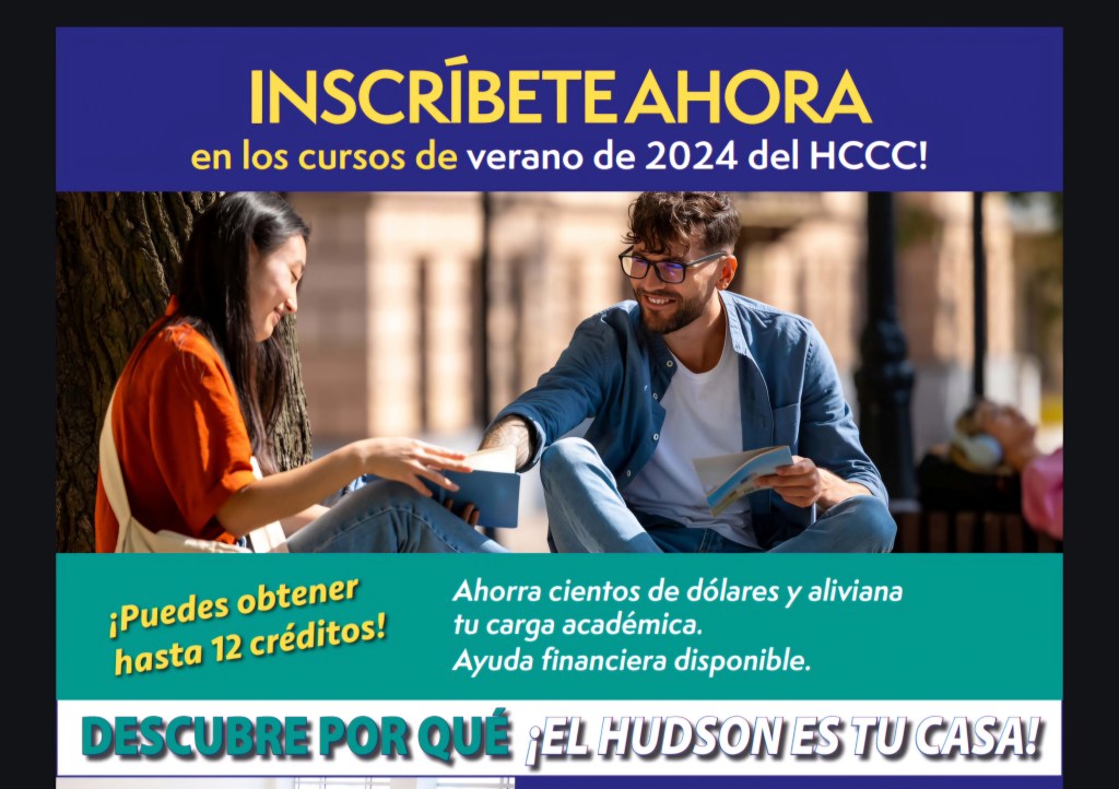 HUDSON COUNTY COMMUNITY COLLEGE INVITA A SUS CURSOS DE&nbsp;VERANO