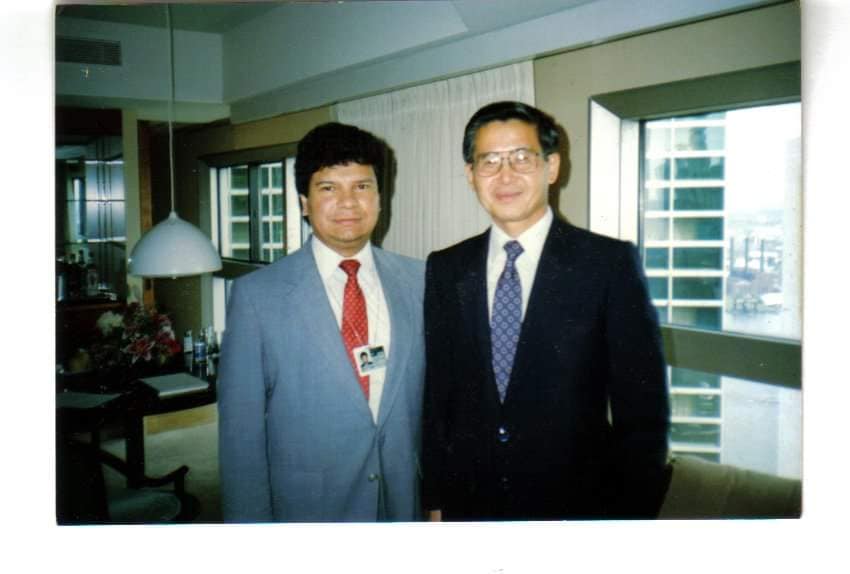 ALBERTO FUJIMORI Y MANUEL AVENDANO EN NUEVA YORK