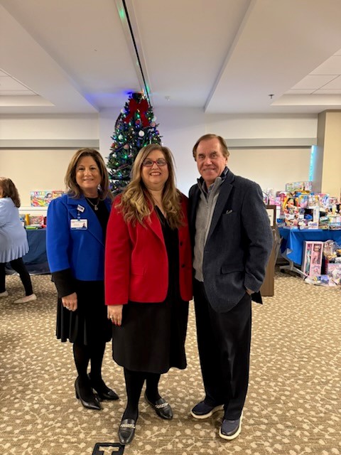 Assemblyman Craig J. Coughlin with Trinitas President and Assemblywoman