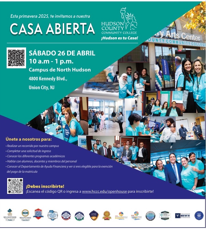 CASA ABIERTA EN HUDSON COUNTY COMMUNITY COLLEGE&nbsp;(HCCC)