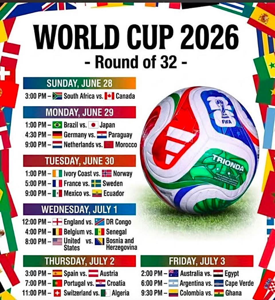 GANAR O MORIR… EL MENÚ PARA ESTA SEMANA EN EL MUNDIAL DE FÚTBOL FIFA&nbsp;2026