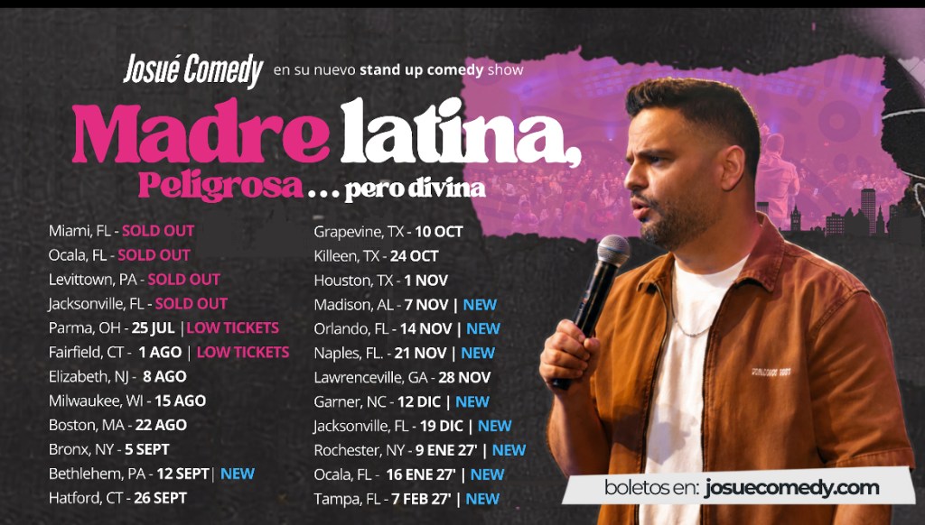 «MADRE LATINA: PELIGROSA… PERO DIVINA» BATE RÉCORDS EN ESTADOS UNIDOS CON TEMAS DE FAMILIA, HUMOR Y NOSTALGIA…