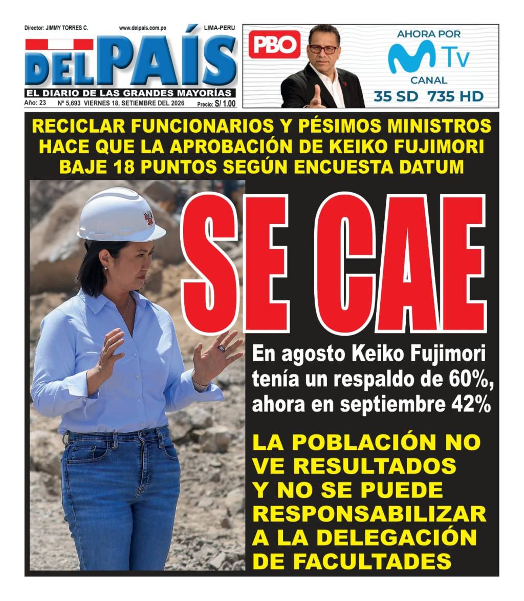 ÉSTAS SON LAS PORTADAS DE LOS PRINCIPALES DIARIOS LIMEÑOS&nbsp;HOY…